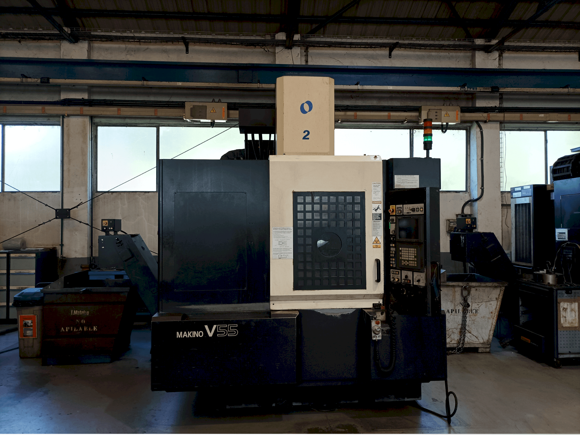 Vooraanzicht  van Makino V55-A15  machine