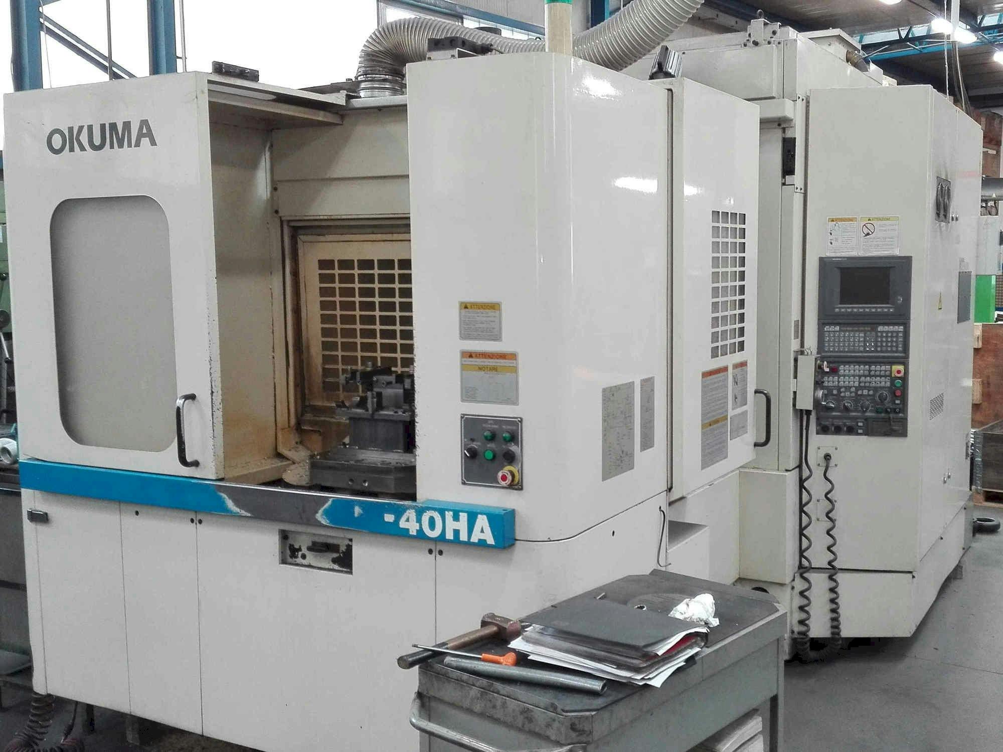 Vooraanzicht  van Okuma MX 40HA  machine