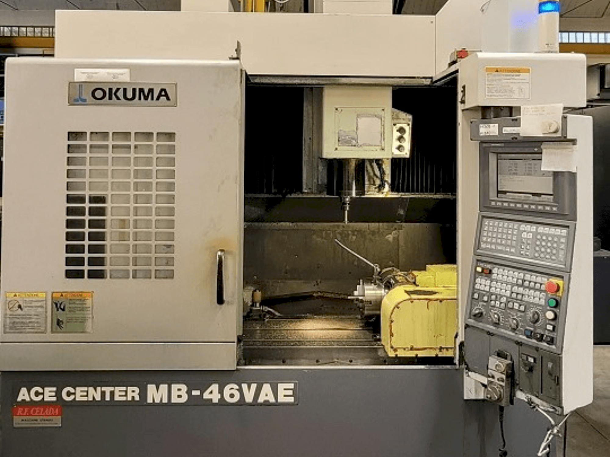 Vooraanzicht  van Okuma MB-46VAE  machine