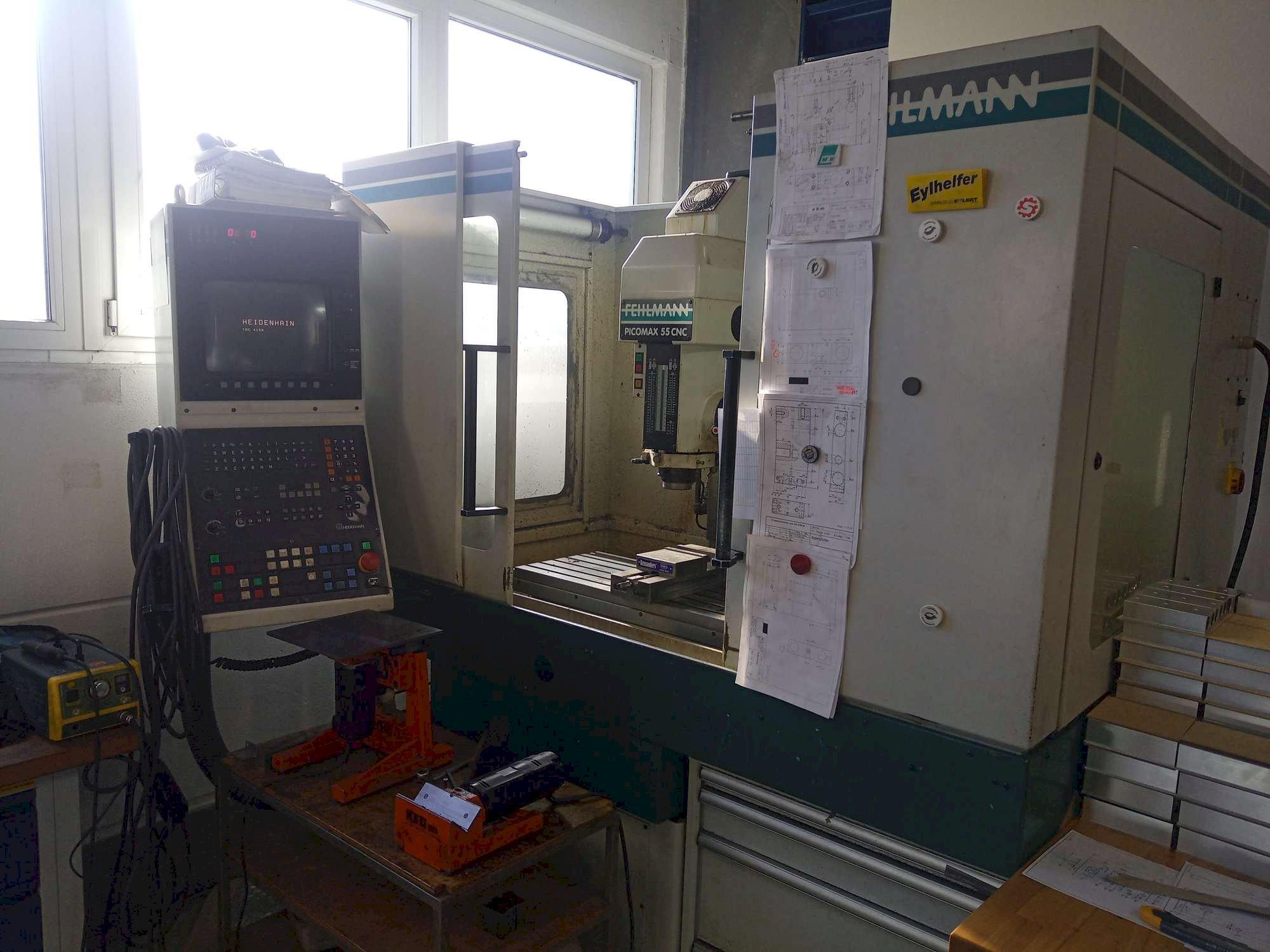 Vooraanzicht  van FEHLMANN Picomax 55 CNC  machine