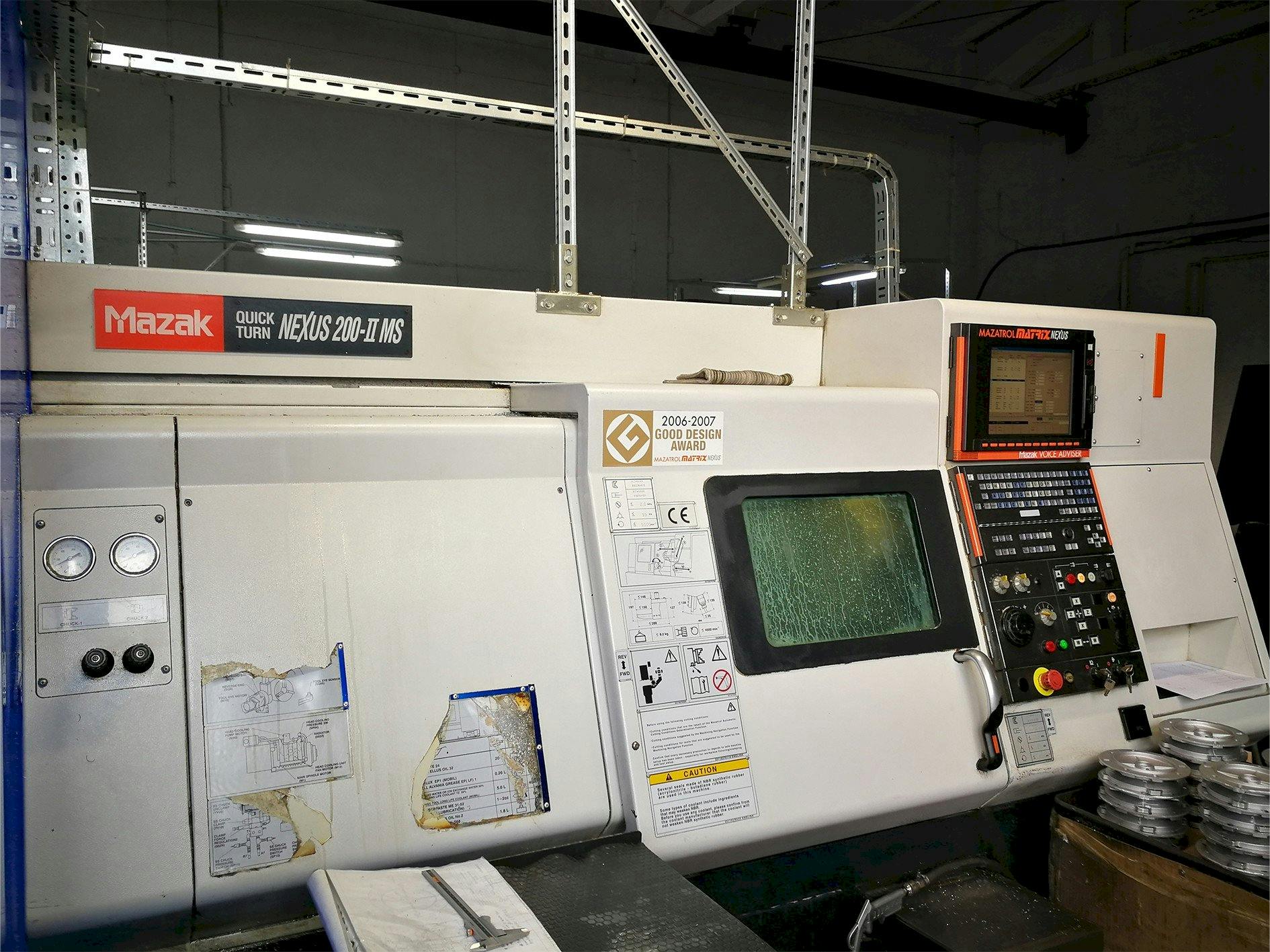 Vooraanzicht  van Mazak Quick Turn Nexus 250-II MS  machine