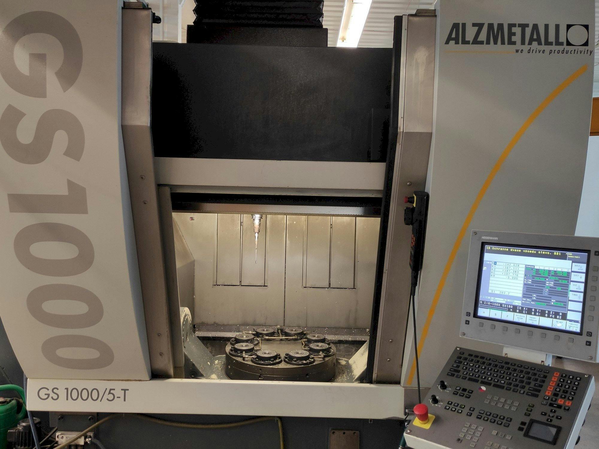 Vooraanzicht  van Alzmetall GS 1000/5-T  machine