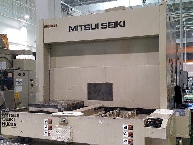 Vooraanzicht  van Mitsui Seiki HU80A  machine