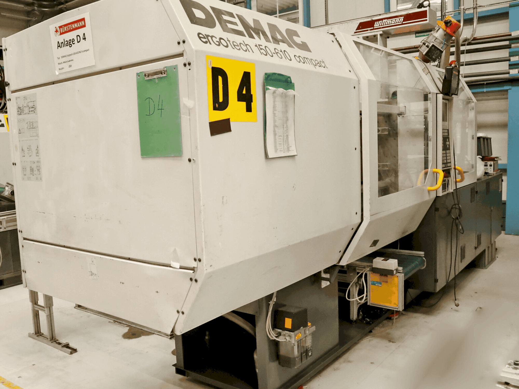 Vooraanzicht  van DEMAG Ergotech 150-610 NC 4  machine