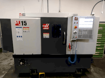 Vooraanzicht  van HAAS ST-15  machine