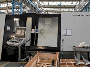 Vooraanzicht  van Liechti Turbomill 1400g Twin  machine