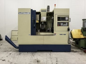 Vooraanzicht  van Matchmaker VMC-820 machine