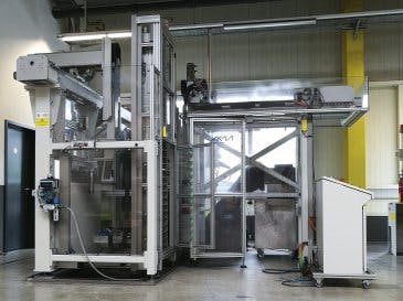 Vooraanzicht  van Benzinger GOFuture-B1 machine